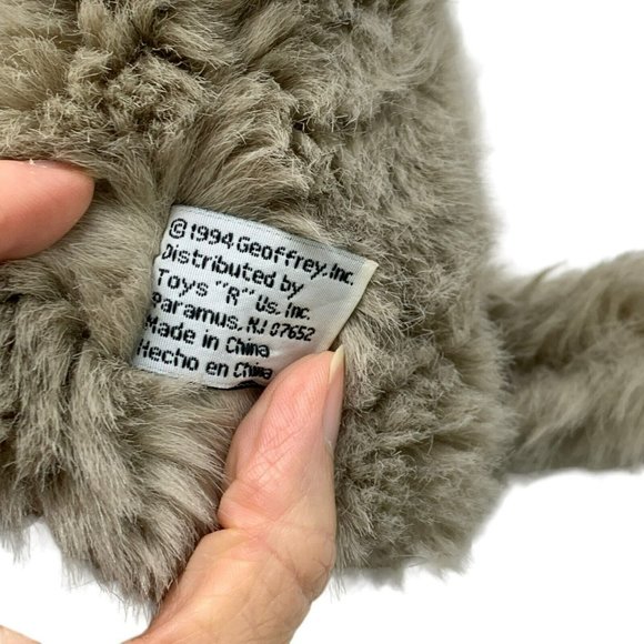 TOYS R US Elephant Hand Puppet Plush 1994 - Picture 5 of 5